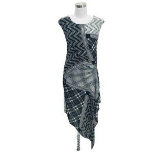 N423 EVA FRANCO Designer Dress 6 A-Line Formal